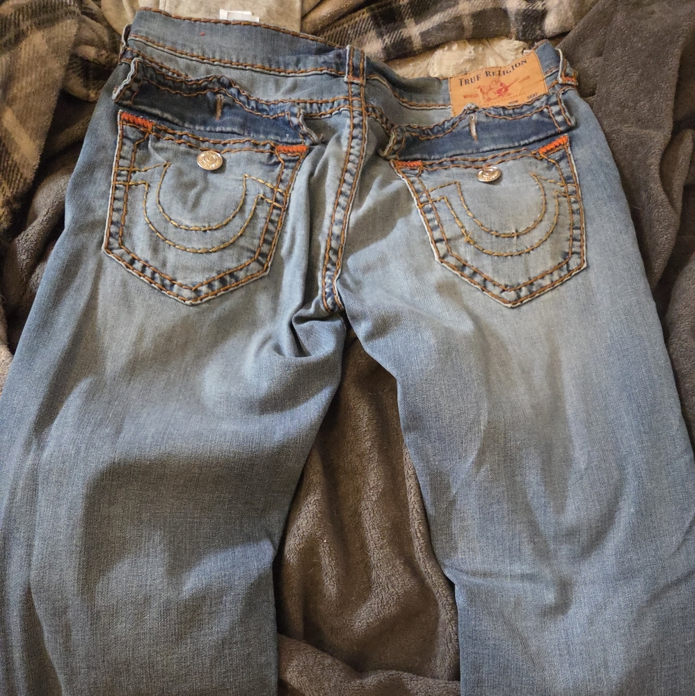 True Religion Light Blue Denim Jeans